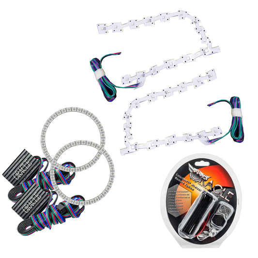 Oracle Lighting 2642-330 - Chrysler 300C 2011-2019 ORACLE ColorSHIFT Halo Kit