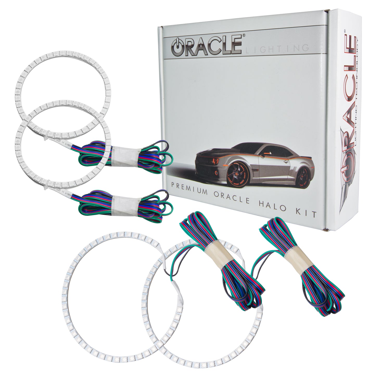 Oracle Lighting 2674-334 - Nissan Titan 2004-2007 ORACLE ColorSHIFT Halo Kit