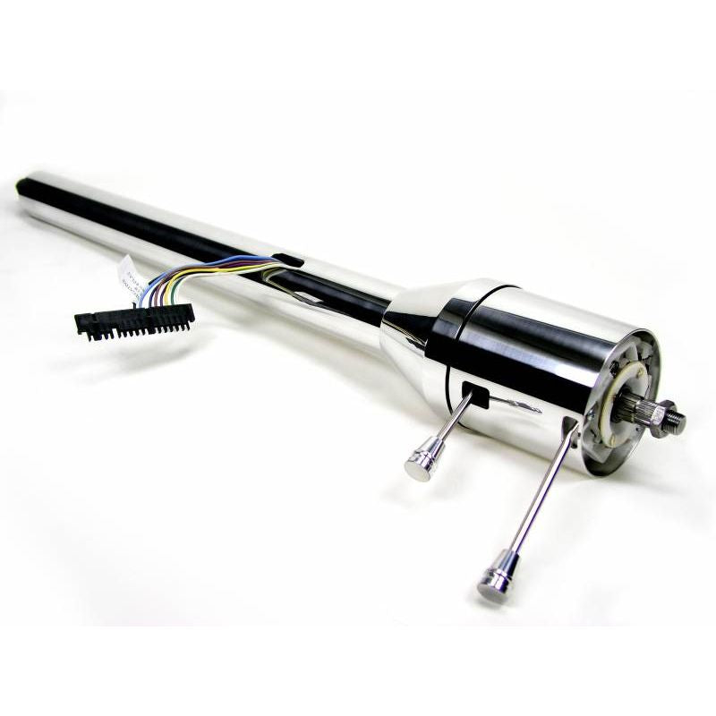 IDIDIT Universal 28" Straight Floor Shift; Polished Aluminum 1020280040