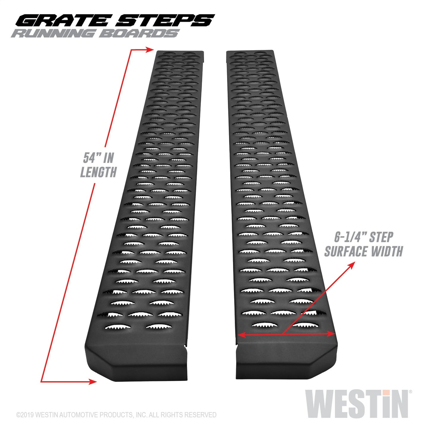 WESTIN Grate Steps Running Boards 27-74705