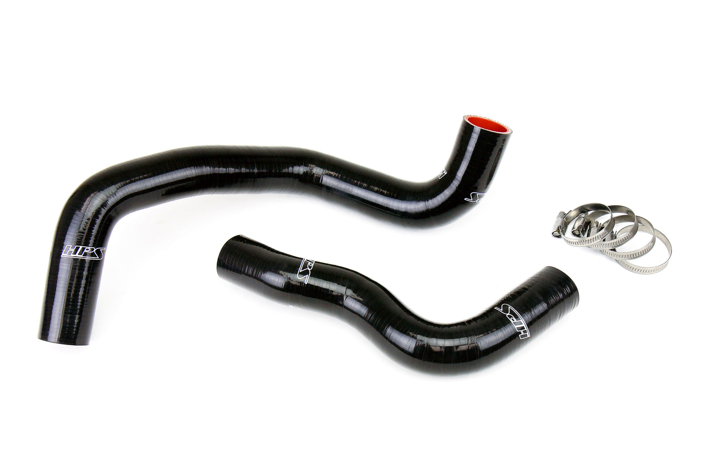 HPS Performance 3-ply Reinforced Silicone Replaces Rubber Radiator Coolant Hoses 57-1833-BLK