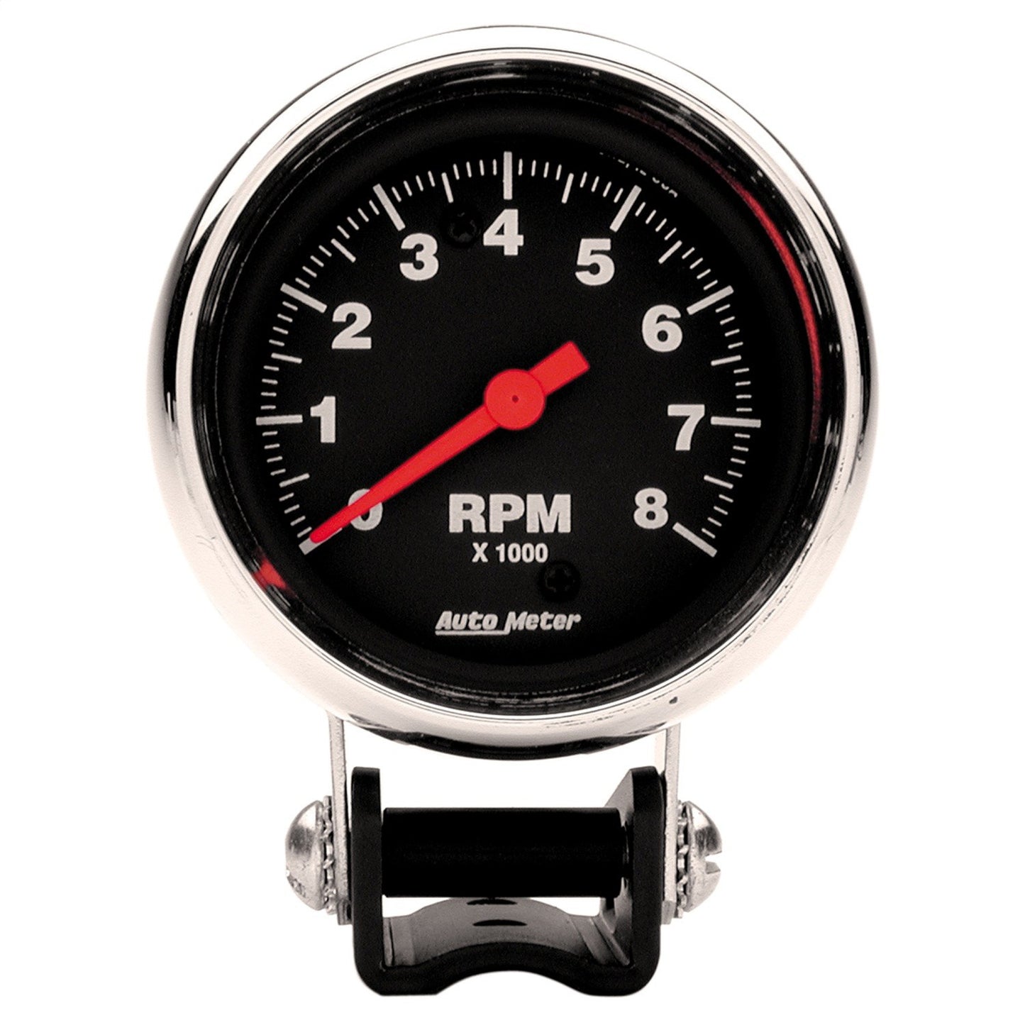 AutoMeter 2-5/8 in. PEDESTAL TACHOMETER 0-8000 RPM TRADITIONAL CHROME 2893