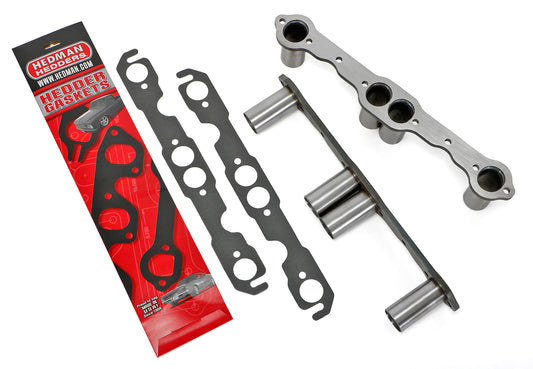 Hedman Hedders SB CHEVY HEADER FLANGES WITH 1 5/8 IN. STUBS 29210