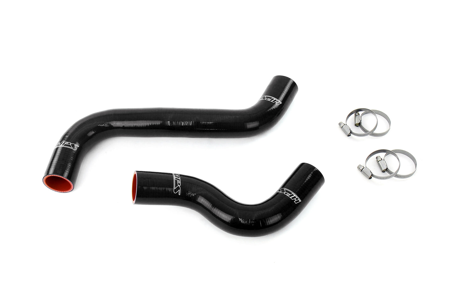 HPS Performance High Temp 3-ply Reinforced Silicone Replaces OEM Rubber Radiator Coolant Hoses 57-2092-BLK