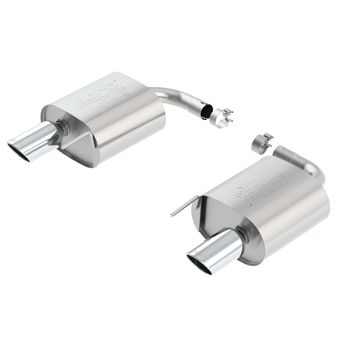 Borla 2015-2021 Ford Mustang 2.3L EcoBoost/ 2015-2017 3.7L V6 Axle-Back Exhaust System ATAK 11939