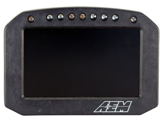 AEM CD-5 Carbon Flat Panel Digital Racing Dash Display - Logging / Non-GPS 30-5601F