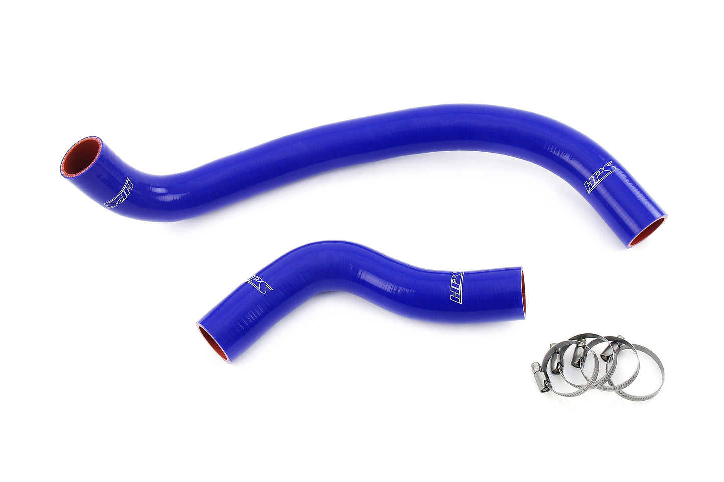 HPS Performance 3-ply Reinforced Silicone Replaces Rubber Radiator Coolant Hoses 57-2096-BLUE