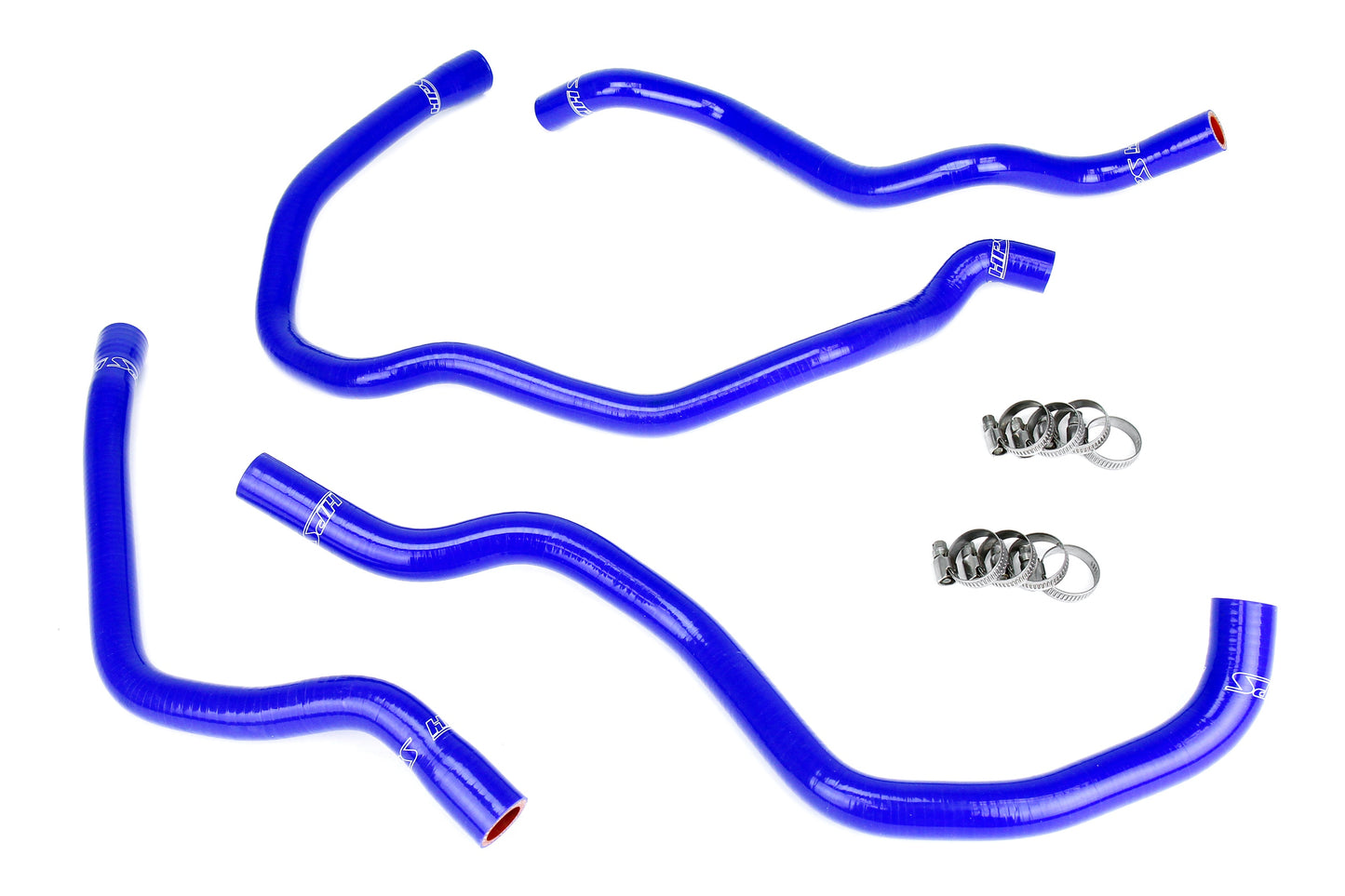 HPS Performance 3-ply Reinforced Silicone Replaces OEM Rubber Heater Coolant Hoses 57-1937-BLUE