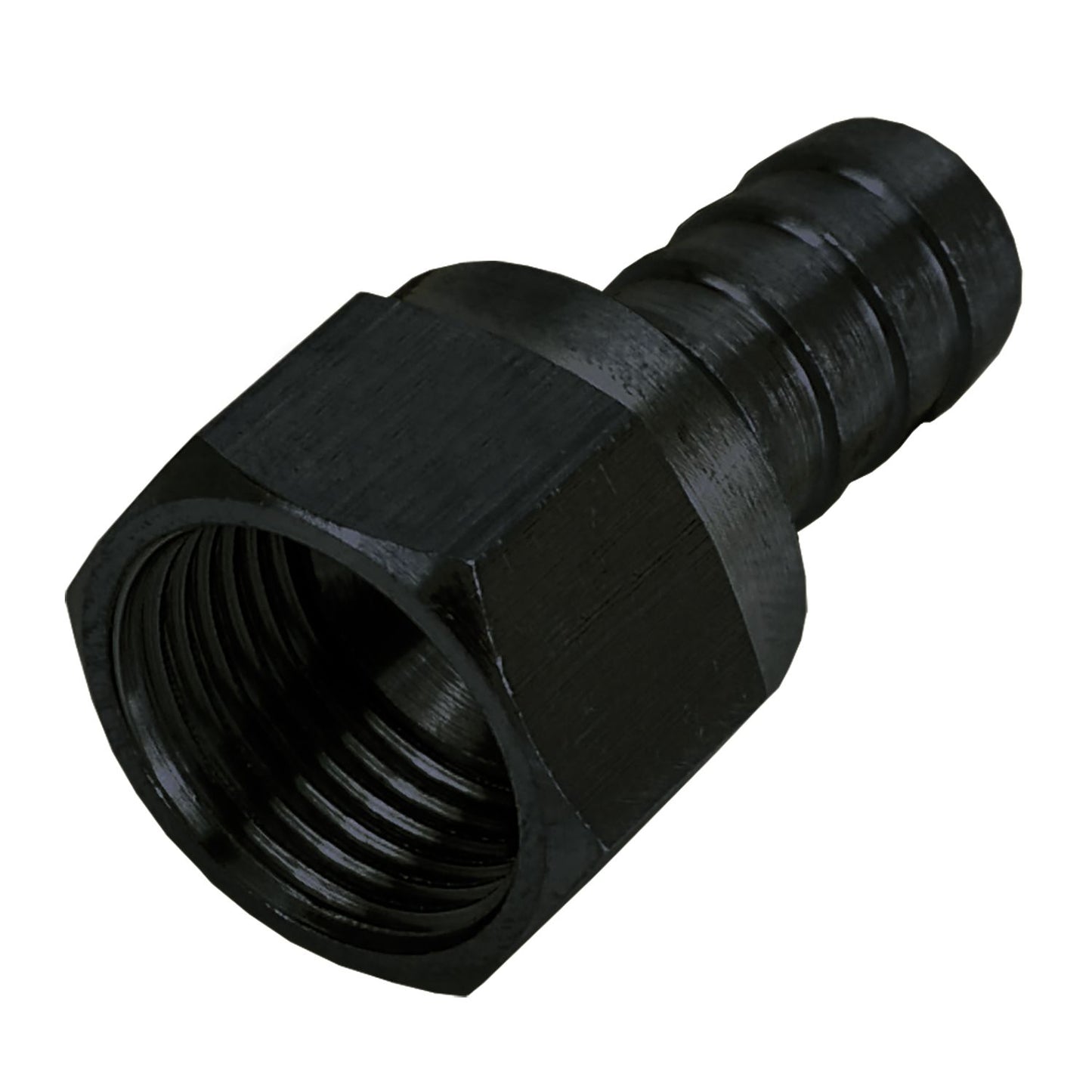 Derale '-10AN Female Swivel x 1/2" Barb fitting, Each 98203