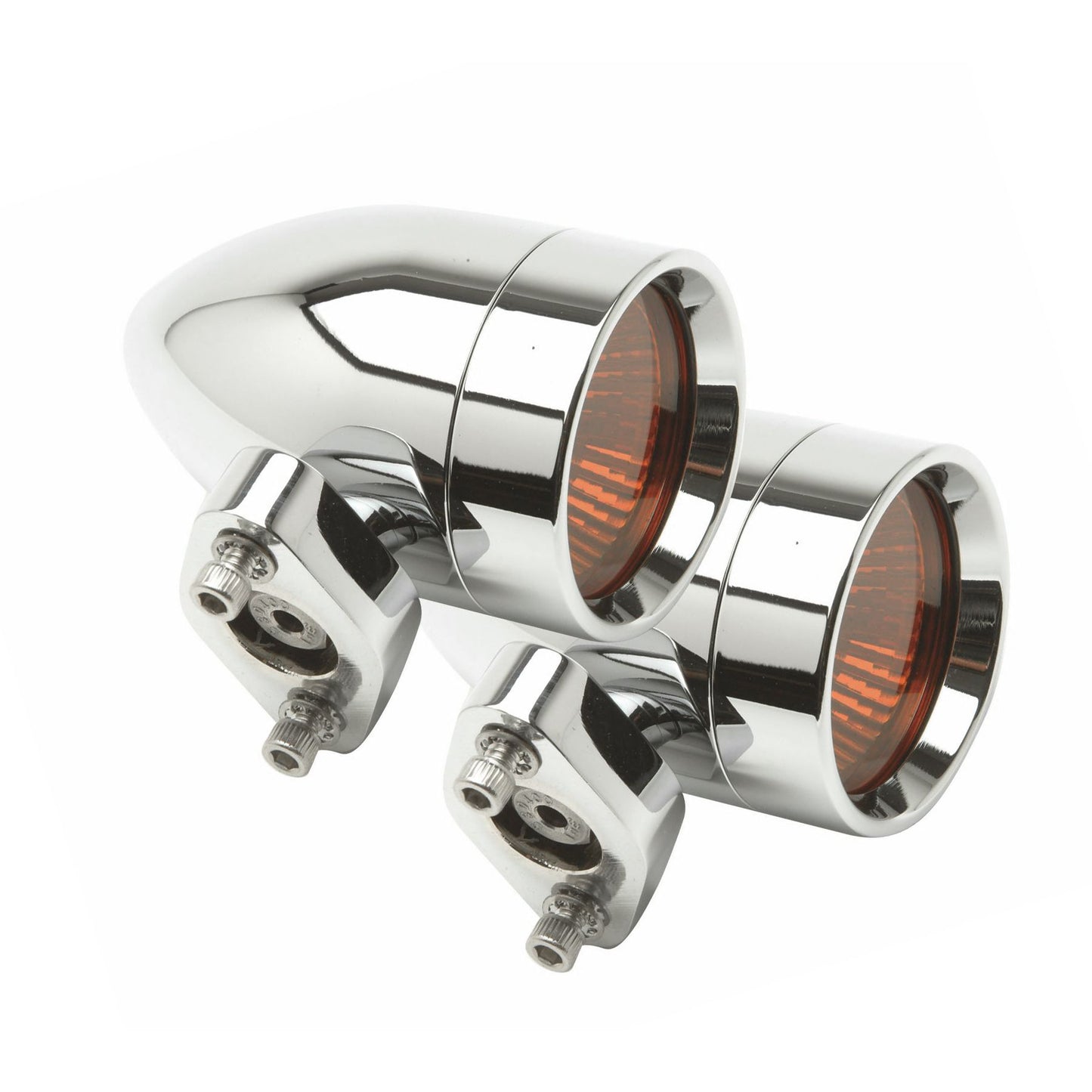 Lazer Star Lights 20 WATT AMBER BULLET CHROME DIAMOND BASE MOUNT LSK1820A-D