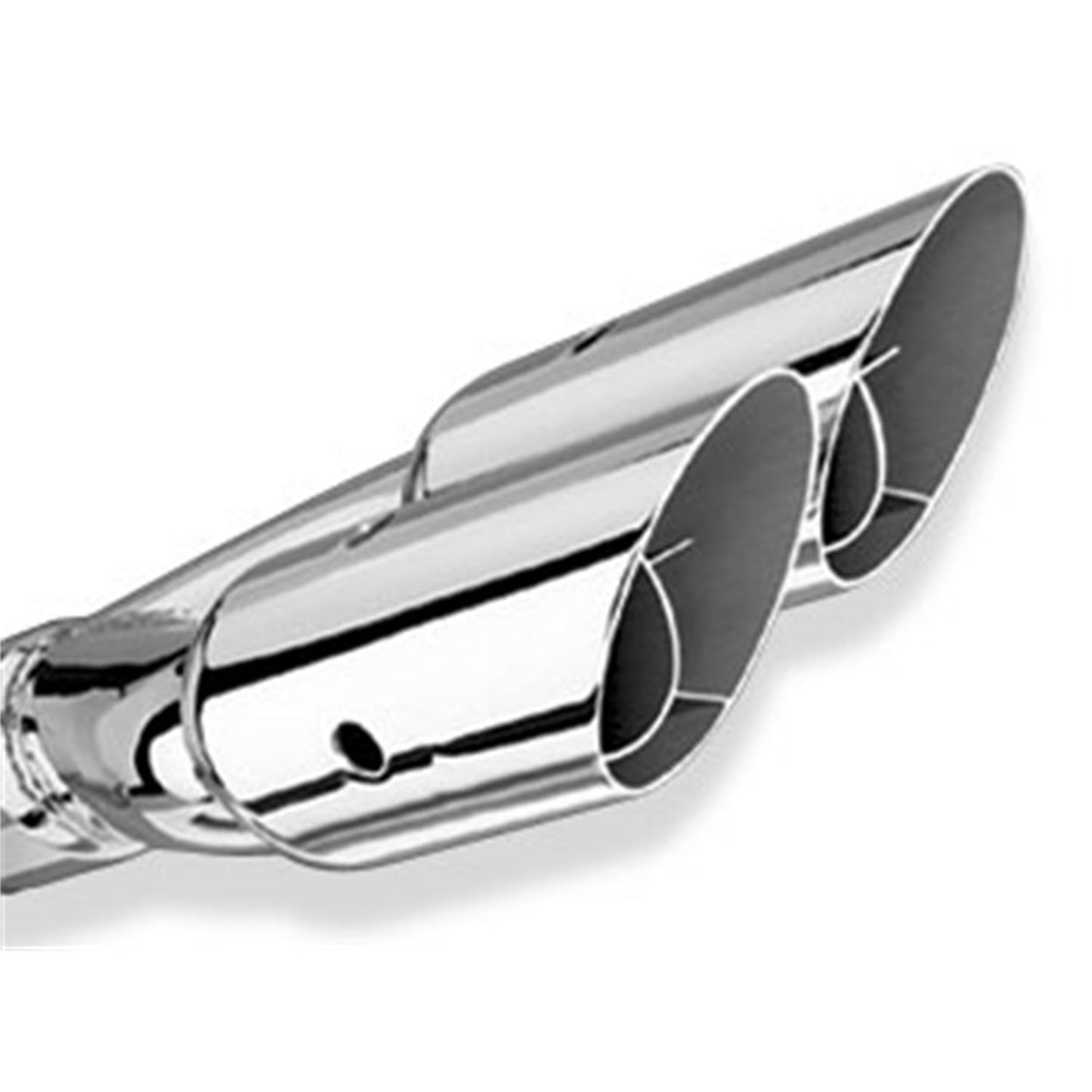 Borla Tip 2.5in Inlet/ 3in Outlet Dual Round Angle-Cut Intercooled 20213