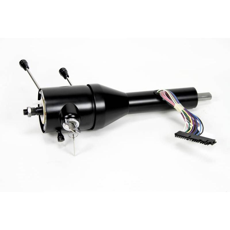 IDIDIT Universal 16" Tilt Floor Shift w/Ignition; Black Powder Coat 1520160051