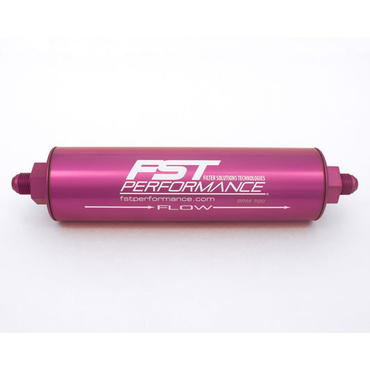 FST Performance - RPM700FloMax 700 In-Line Fuel Filter System -8 AN/ORB fiitings (Racing/Marine)