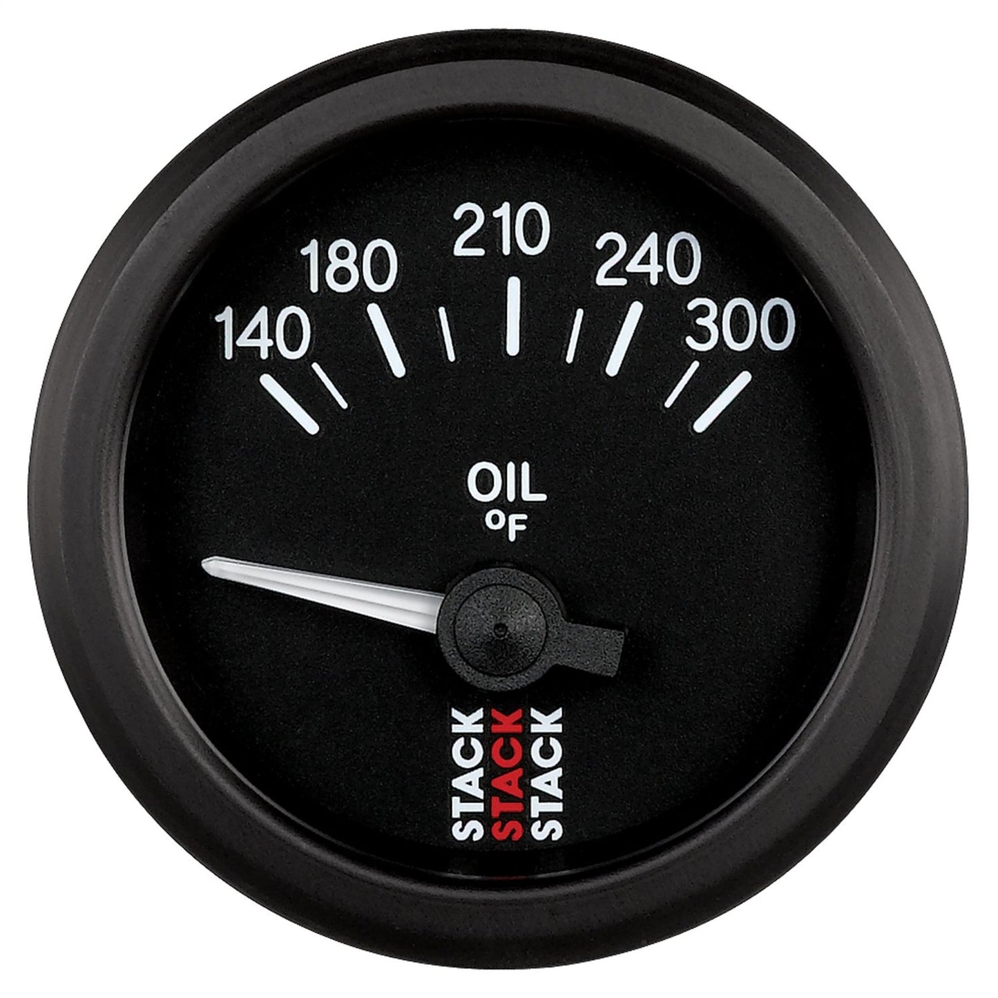 Stack OIL TEMP ELECTRIC 52MM BLK 140-300 Farinihieht 1/8 in. NPTF ST3210