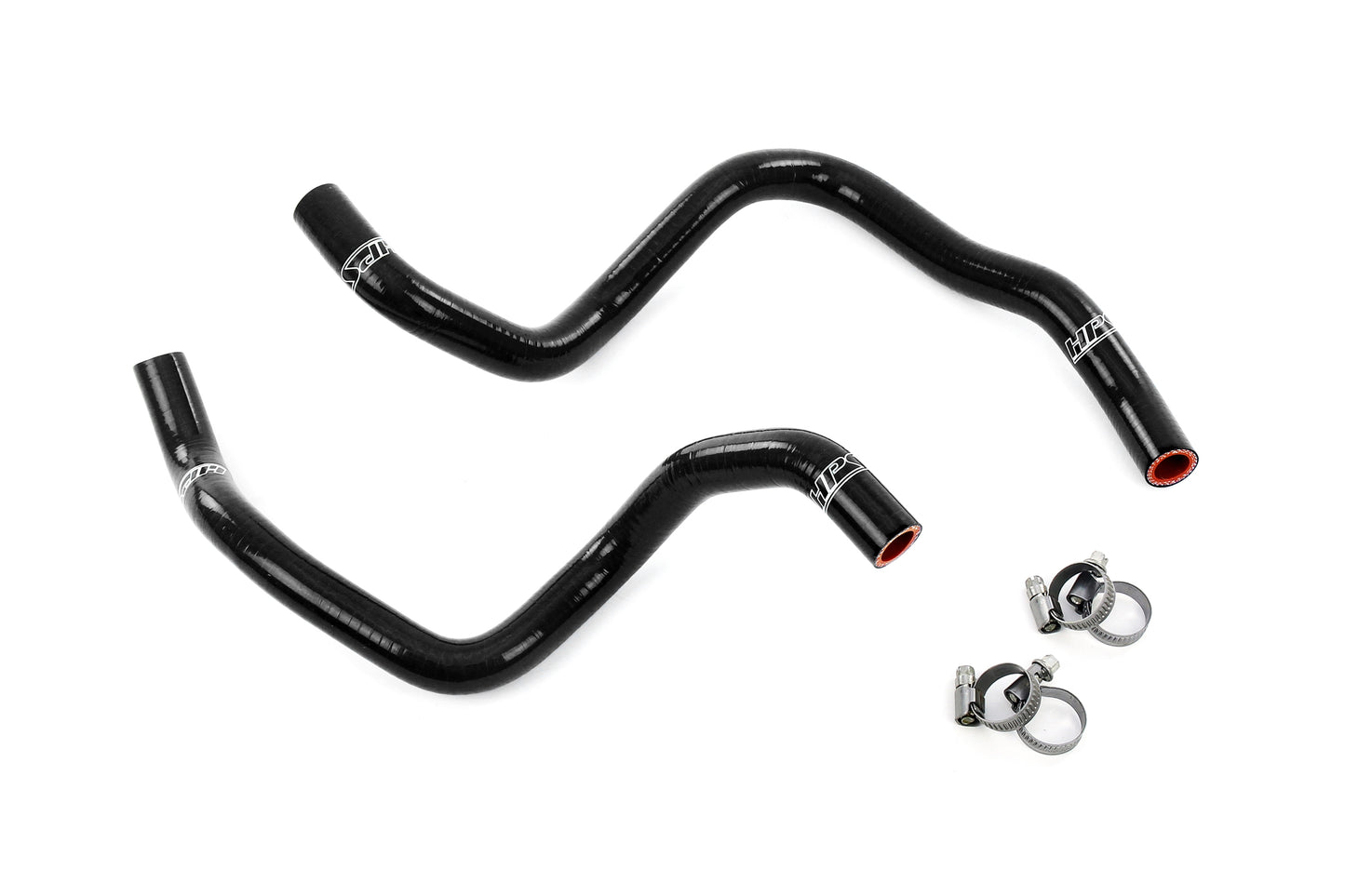 HPS Performance 3-ply Reinforced Silicone Replaces Rubber Heater Coolant Hoses 57-2108-BLK