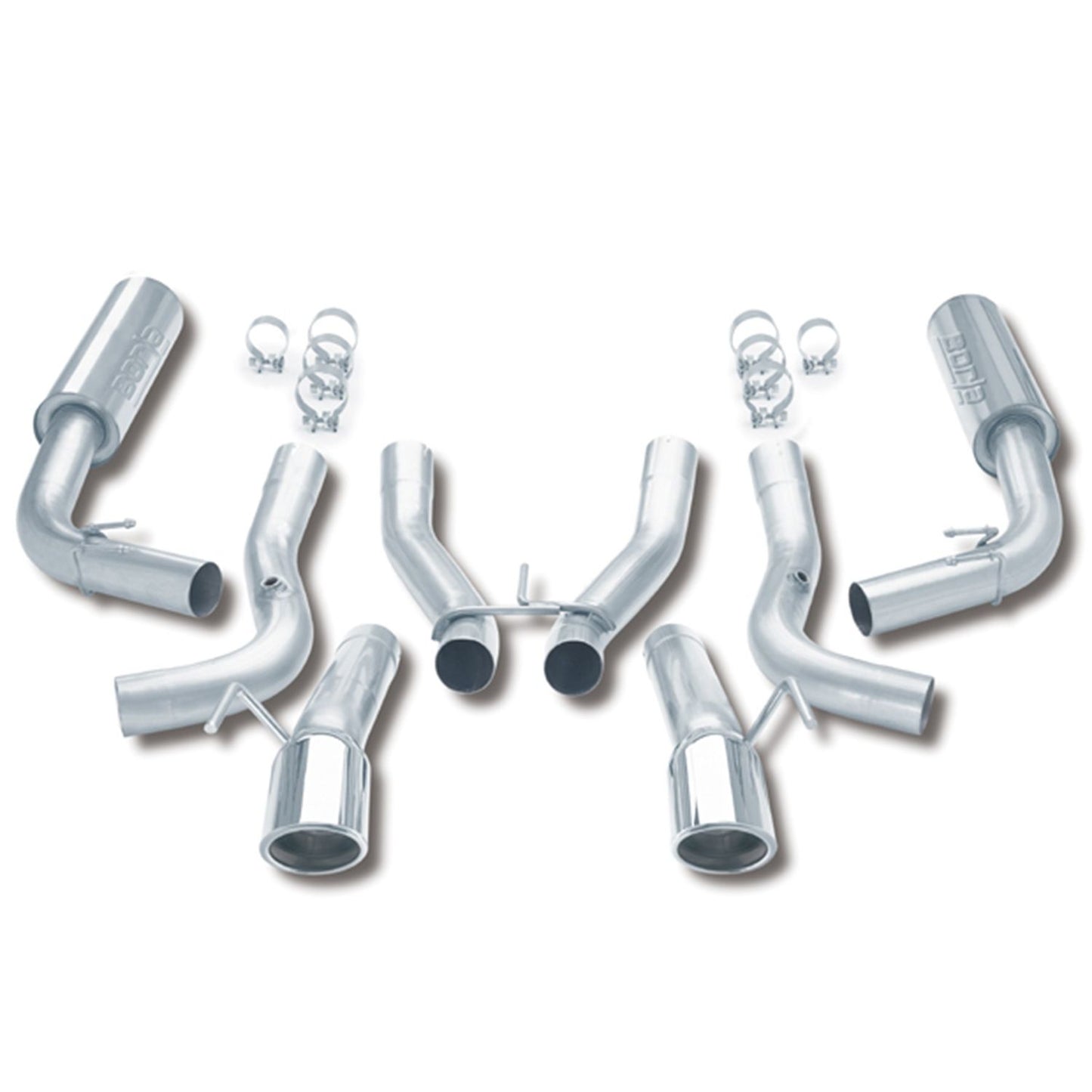Borla 1996-2002 Dodge Viper GTS/ RT-10 Cat-Back Exhaust System S-Type 14663