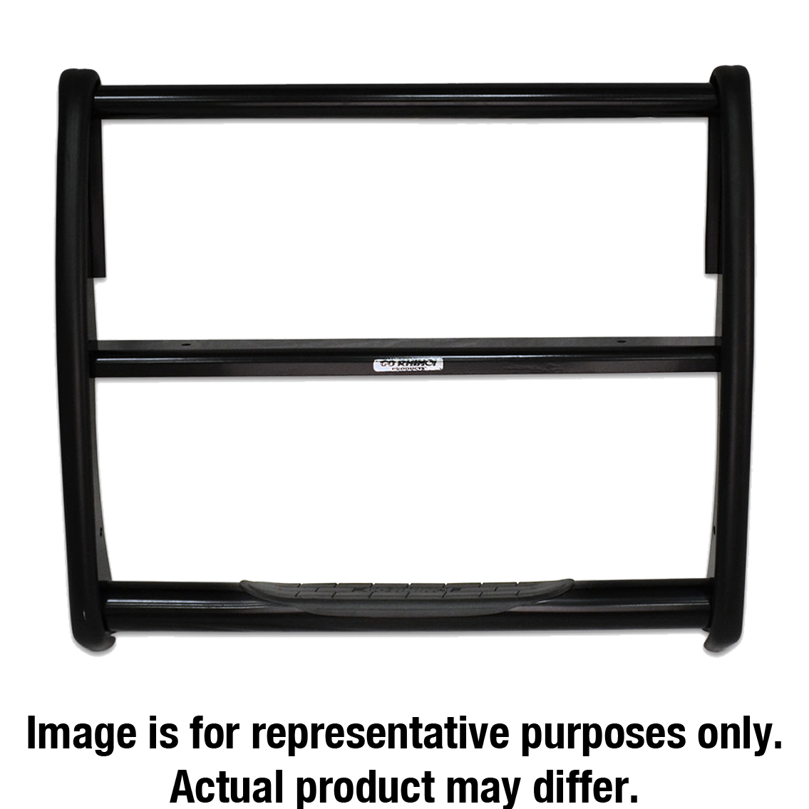 Go Rhino 3291B 3000 Series StepGuard Center Grille Guard Only Black Powder Coat