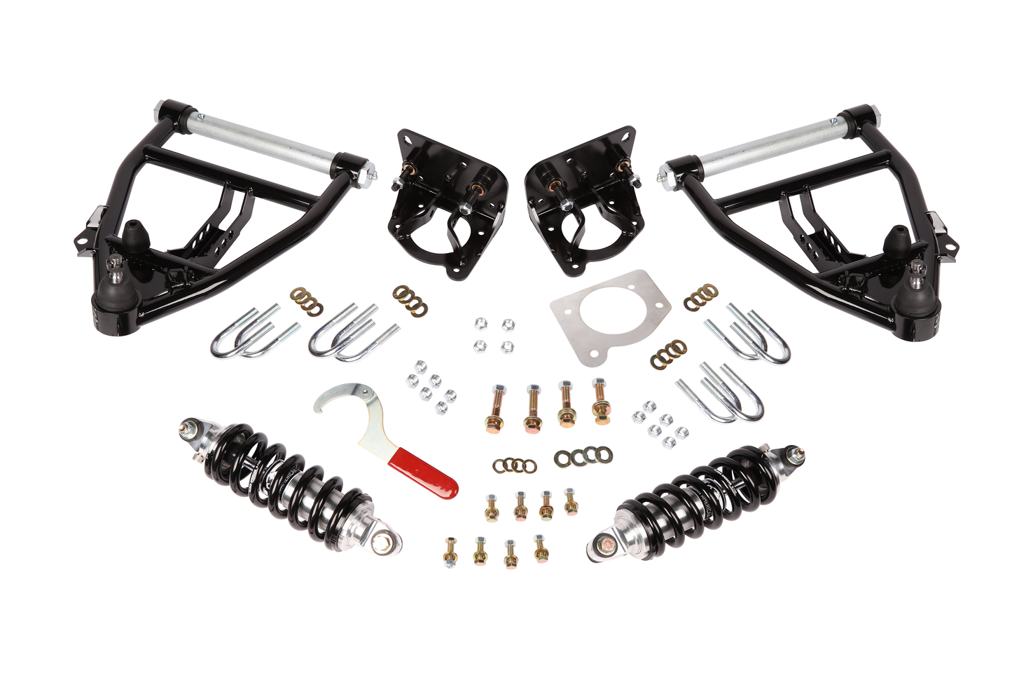 Aldan American Coil-Over Conversion Kit, 63-70 C10, Front, Double Adj, SB, Lower Arms Only 300154
