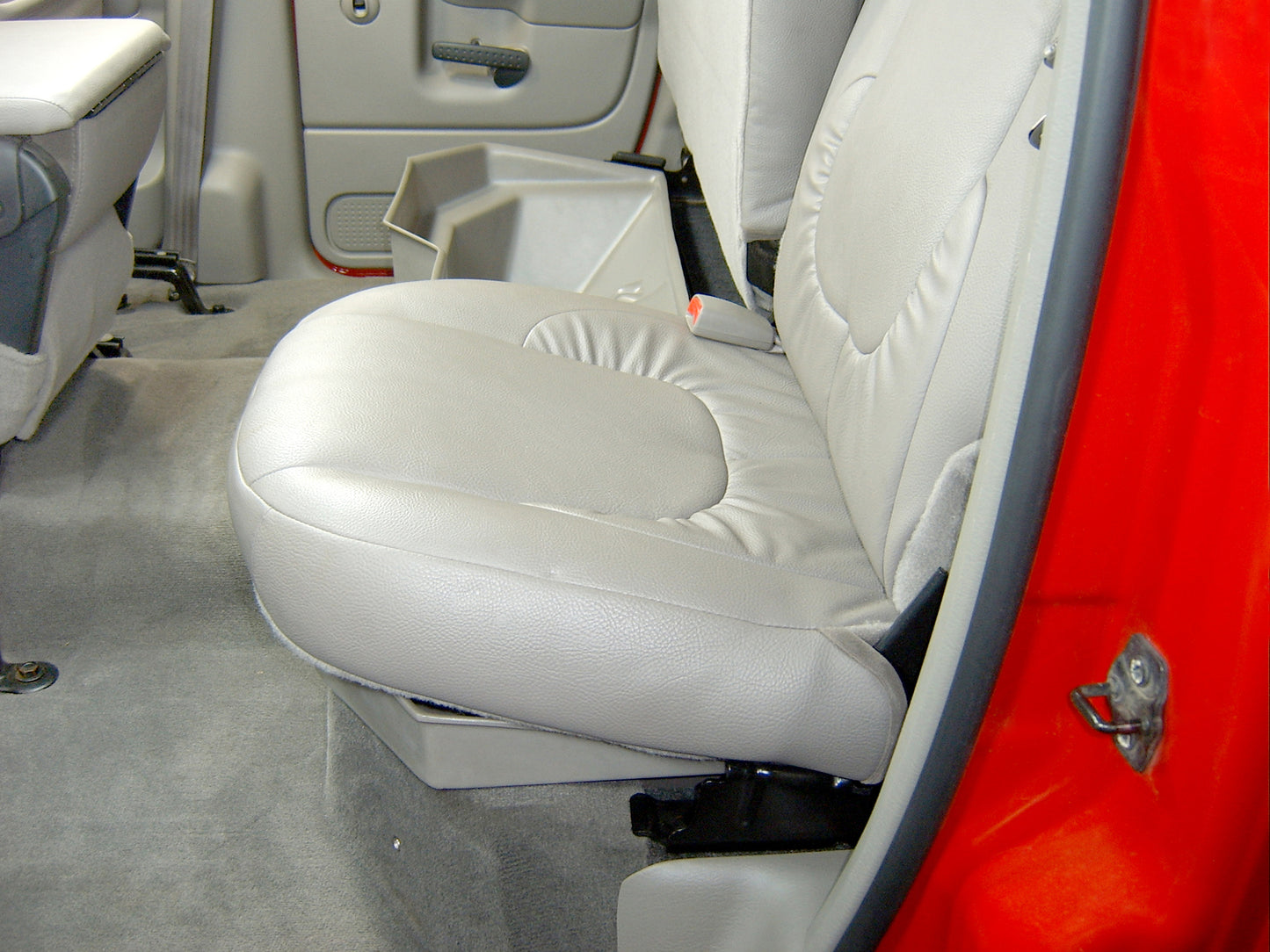 DU-HA 30017 Dodge Underseat Storage Console Organizer And Gun Case - Dark Gray