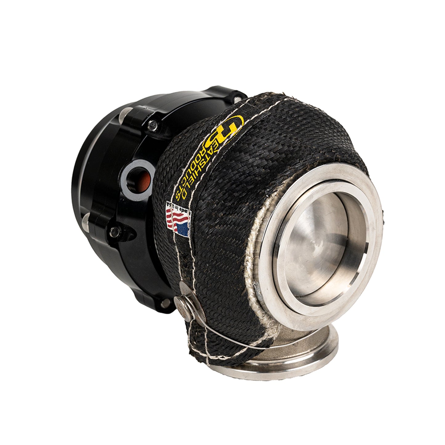 Heatshield Products Protects wastegate diaphragm, Rugged lava rock fiber, Rated for 18F 300874