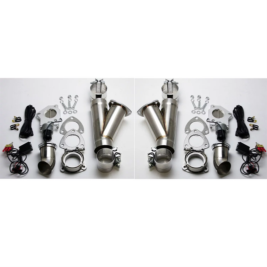 Granatelli Electronic Exhaust Cutout Systems - Stainless Steel - Slip Fit 302540K