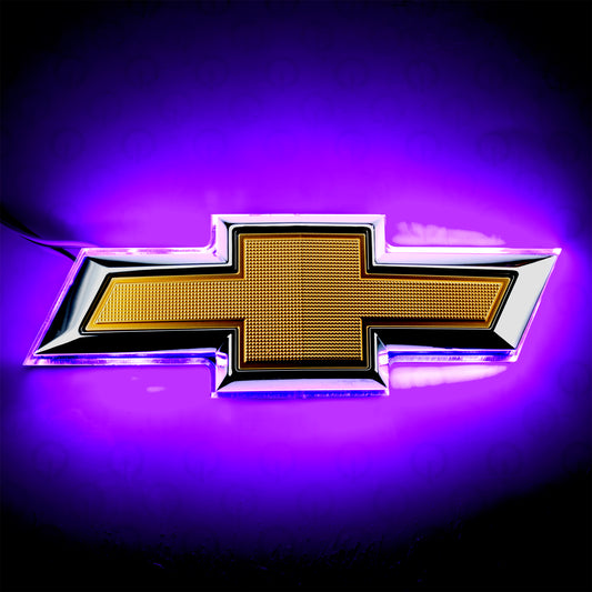 Oracle Lighting 3057-007 - 2014-2015 Chevy Camaro Illuminated Bowtie - UV/Purple