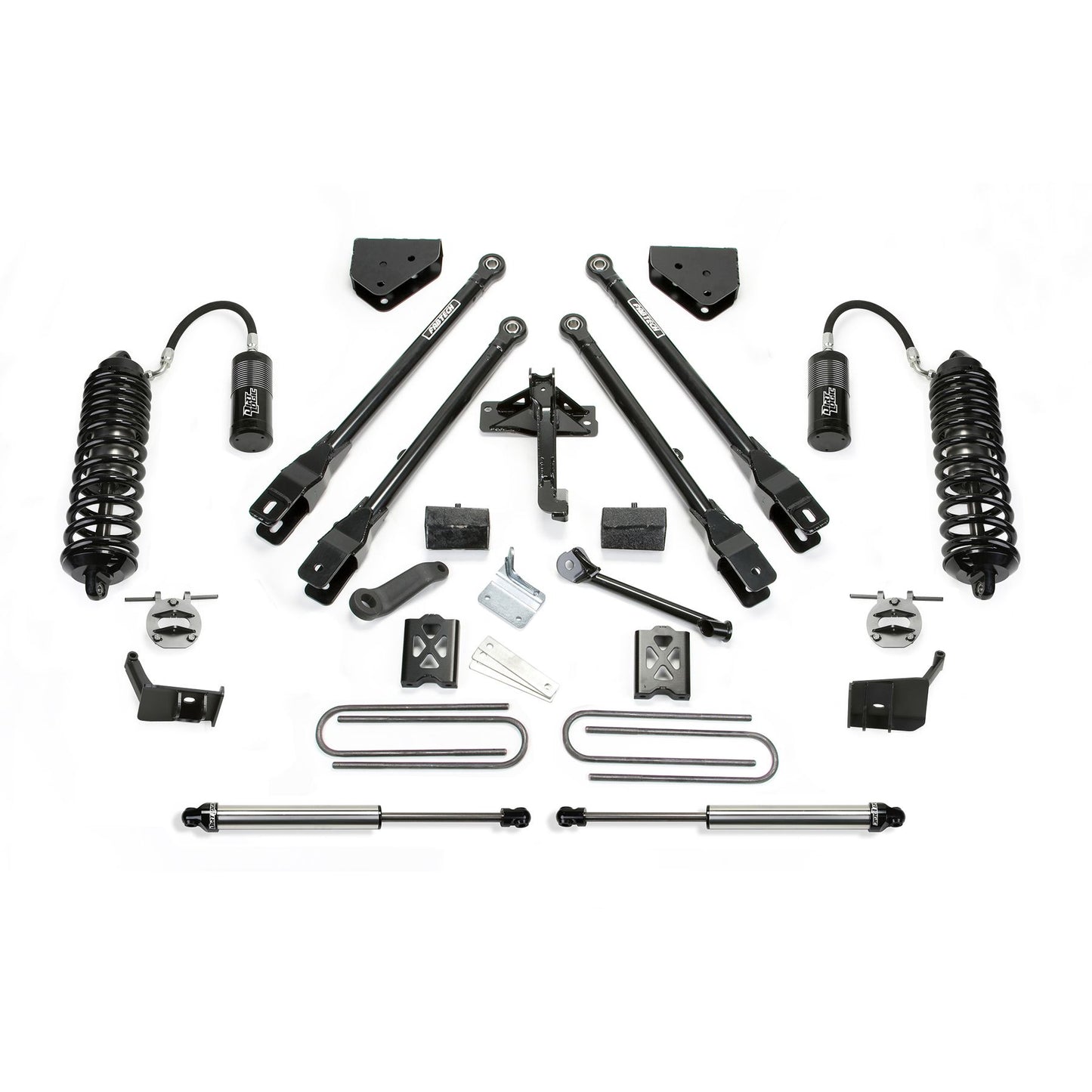 Fabtech 6" 4LINK SYS W/ 4.0 R/R & 2.25 2011-16 FORD F350 4WD K2288DL