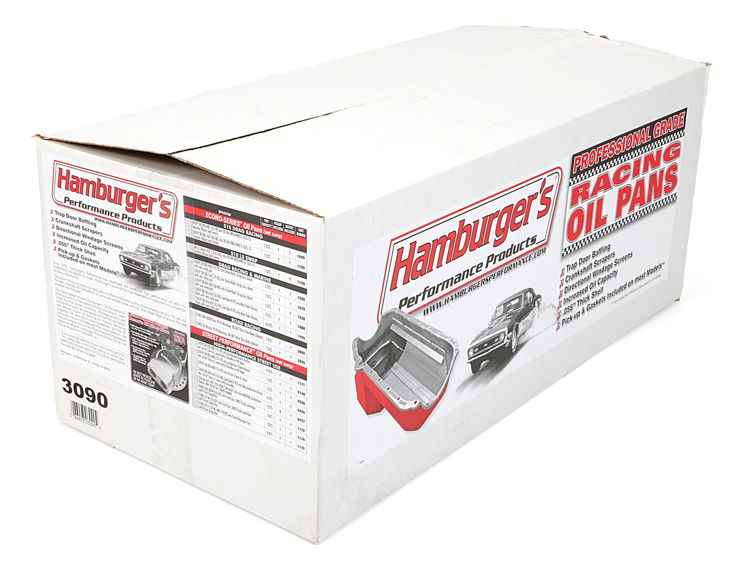HAMBURGER'S PERFORMANCE PRODUCTS ECONO-SERIES OIL PAN; FORD (351W) 1979 OR LATER- ROAD RACING; 7 QTS.; WET SUMP 3090
