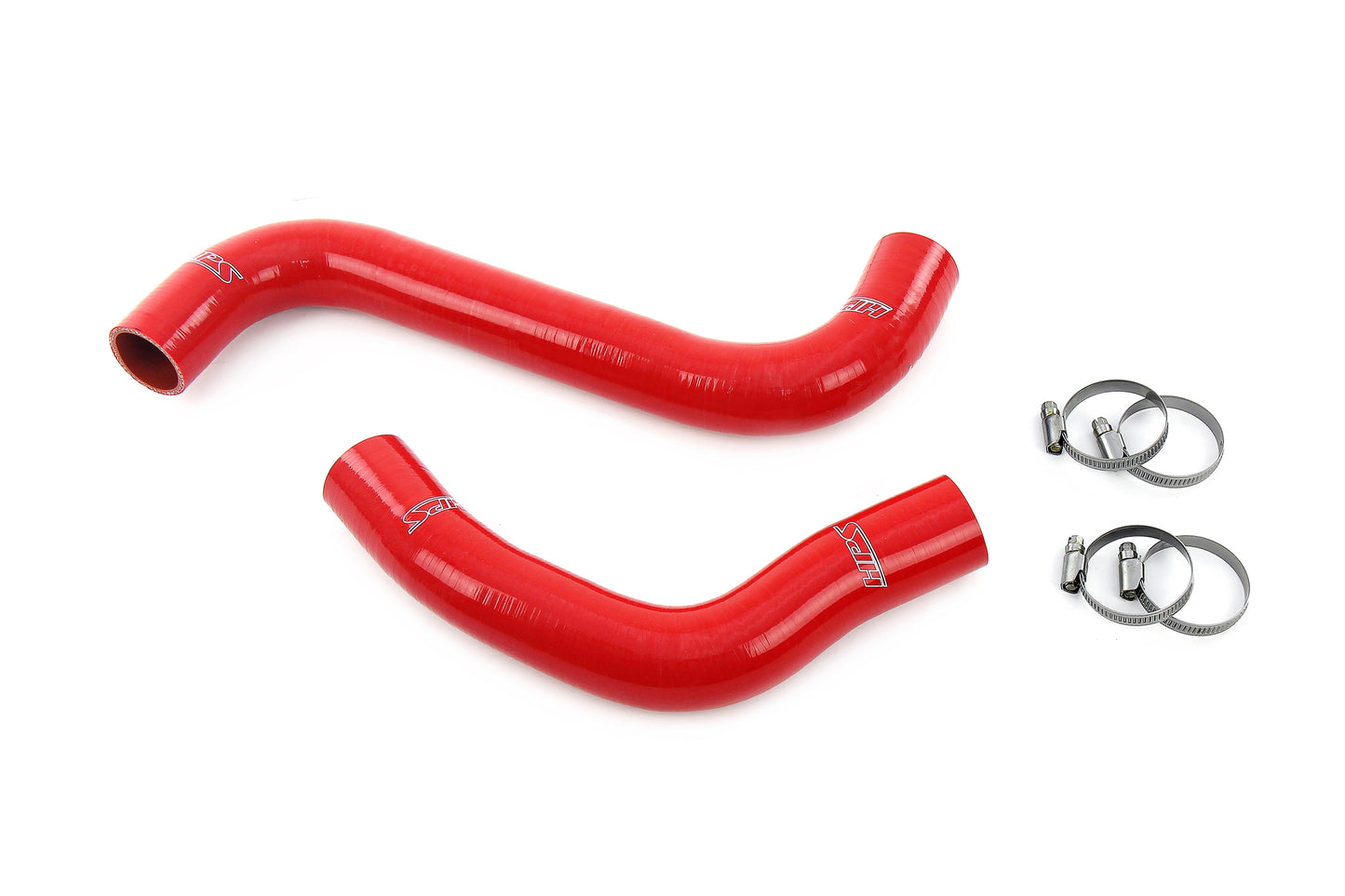 HPS Performance 3-ply Reinforced Silicone Replaces Rubber Radiator Coolant Hoses 57-2107-RED