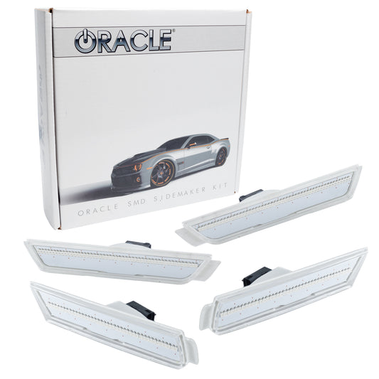 Oracle Lighting 3101-019 - 2010-2015 Chevrolet Camaro ORACLE Concept Sidemarker Set - Clear - No Paint