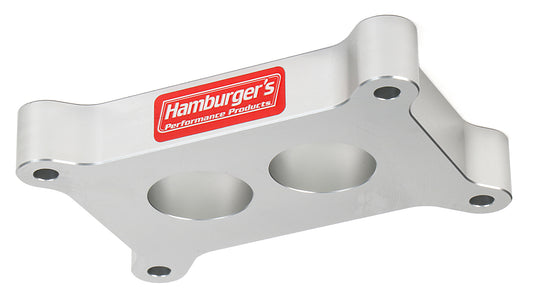 HAMBURGER'S PERFORMANCE PRODUCTS HAMBURGER BILLET 1 IN. HOLLEY 2V 1.5 IN. PORTED SPACER MOD-4 RACING 3131