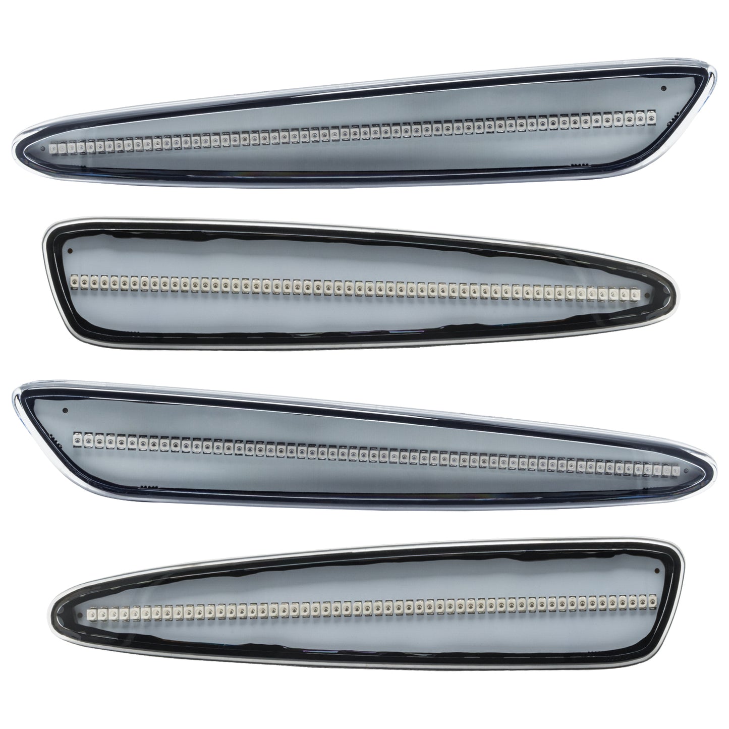 Oracle Lighting 3160-019 - Chevrolet Corvette C6 Sidemarkers - Clear - Black