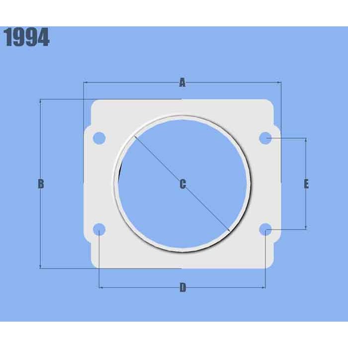 Vibrant Performance - 1994 - Mass Air Flow Sensor Adapter Plate for Subaru Applications