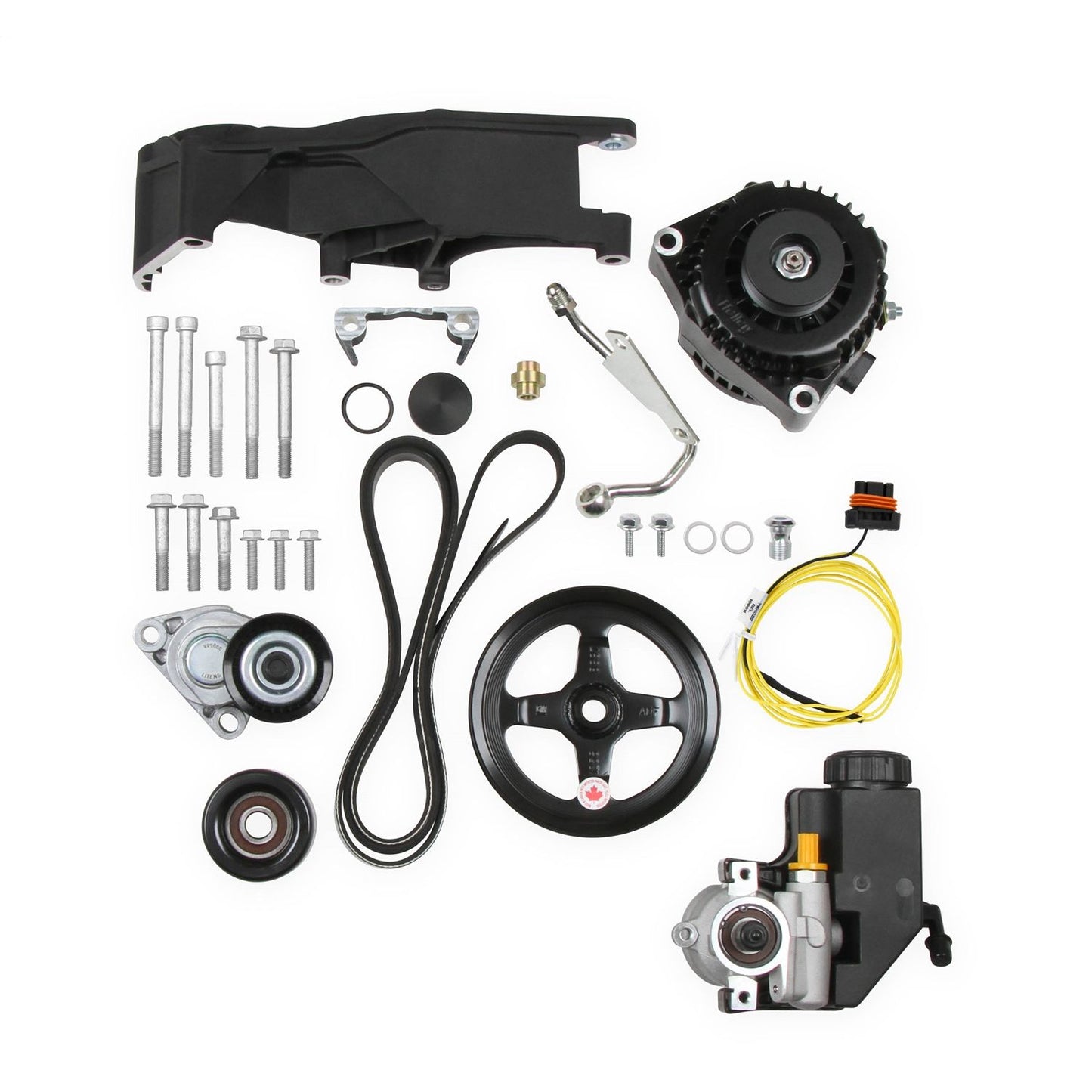 Holley Low LS Accessory Drive System Kit 20-156BK