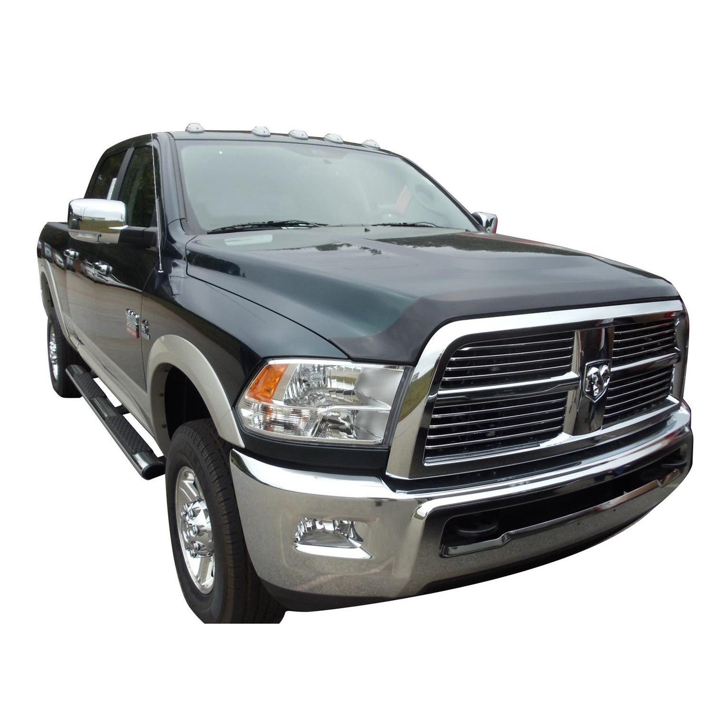 Auto Ventshade 322051 Aeroskin Flush Mount Dark Smoke Hood Protector For 2010-2018 Dodge Ram 2500 3500