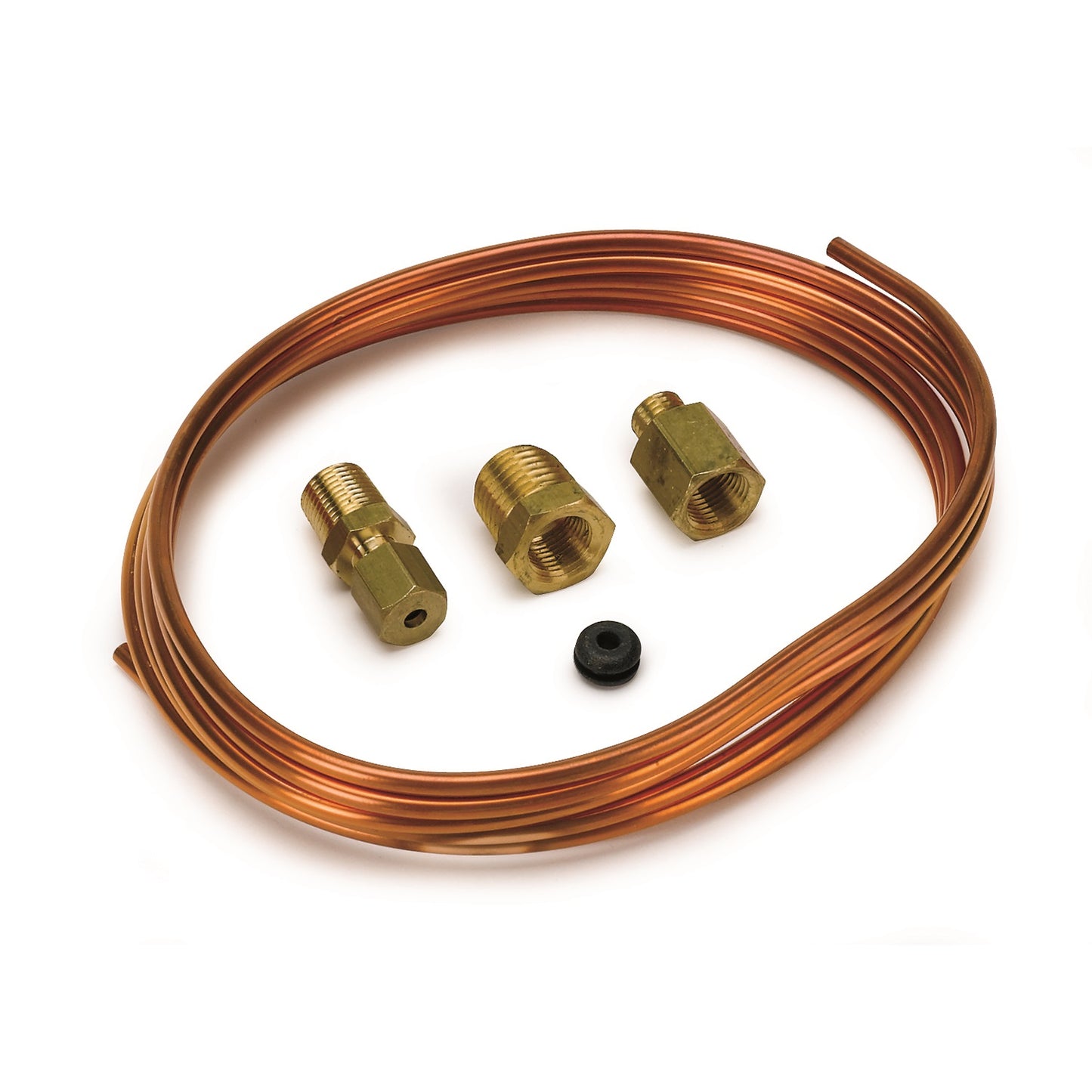 AutoMeter TUBING COPPER 1/8 in. 6FT. LENGTH INCL. 1/8 in. NPTF BRASS COMPRESSION FITTINGS 3224