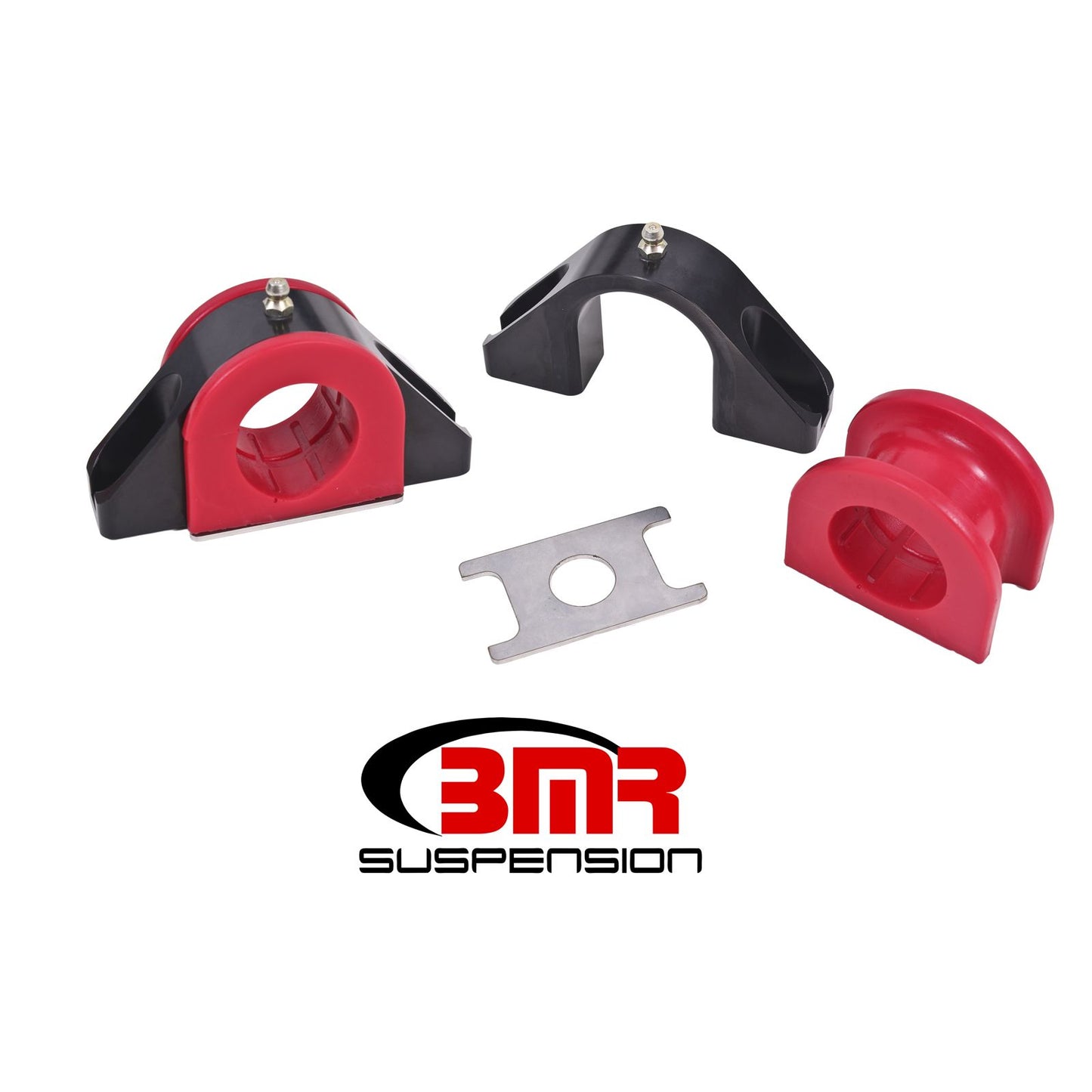 BMR Suspension SMK011 - Sway Bar Mount, Billet Aluminum, 1.5 Inch Poly Bushing BMR-SMK011