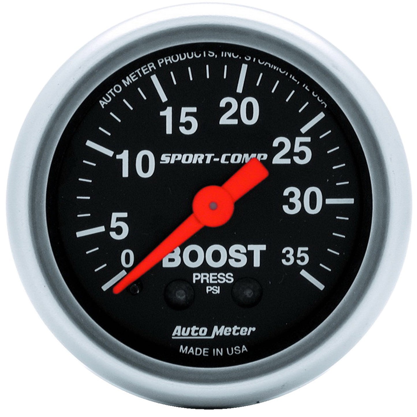 AutoMeter 2-1/16 in. BOOST 0-35 PSI SPORT-COMP 3304