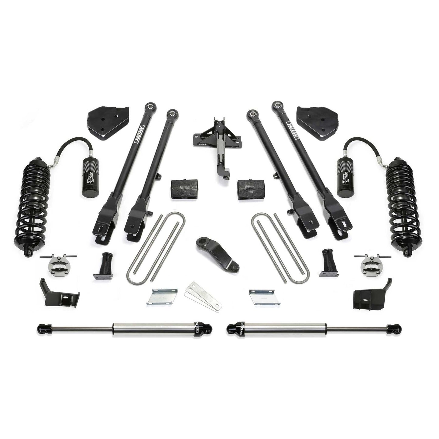 Fabtech 6" 4LINK SYS W/ 4.0 & 2.25 DL 2017 FORD F450/F550 4WD DIESEL K2285DL