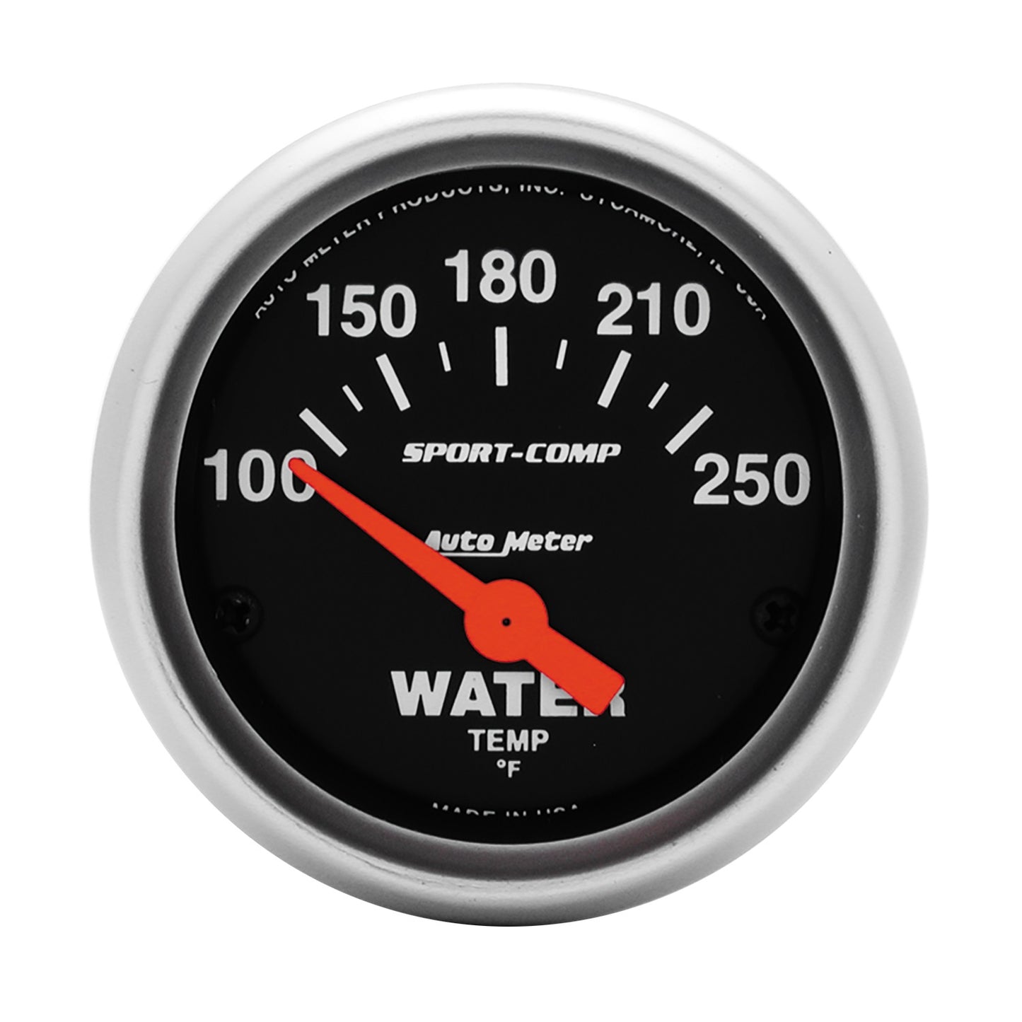 AutoMeter 2-1/16 in. WATER TEMPERATURE 100-250 Fahrenheit SPORT-COMP 3337