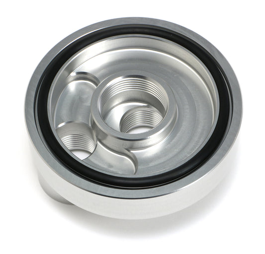 HAMBURGER'S PERFORMANCE PRODUCTS SPIN-ON OIL FILTER BYPASS ADAPTER; FORD DIESEL 3352