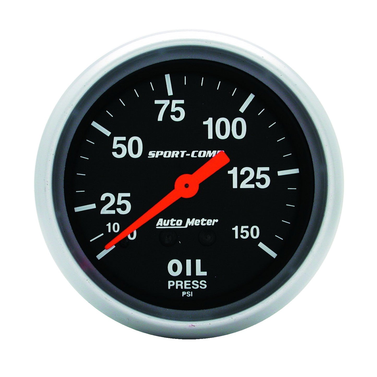 AutoMeter 2-5/8 in. OIL PRESSURE 0-150 PSI SPORT-COMP 3423