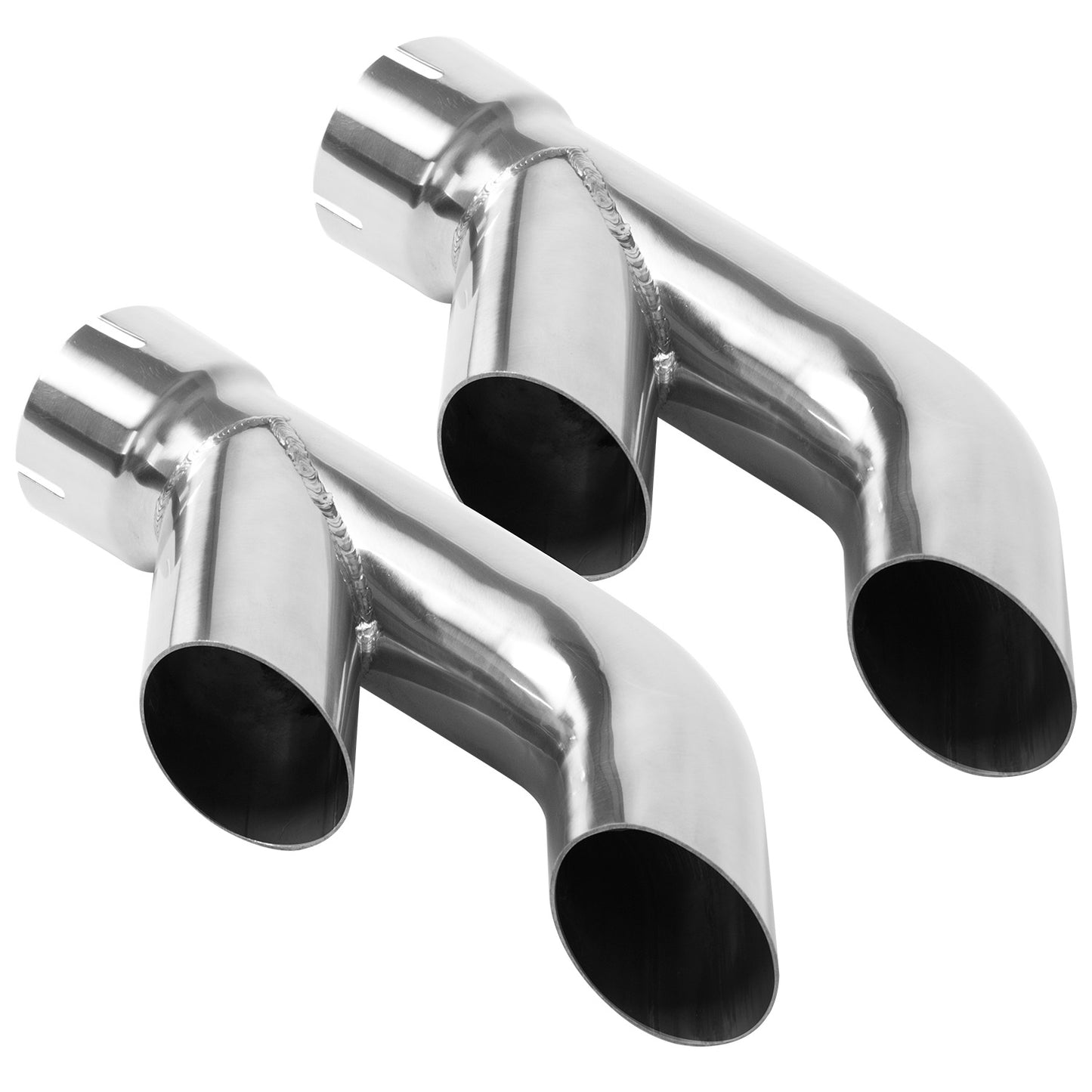 MagnaFlow 2.25in. Round Polished Exhaust Tip 35218 MAGNAFLOW-35218