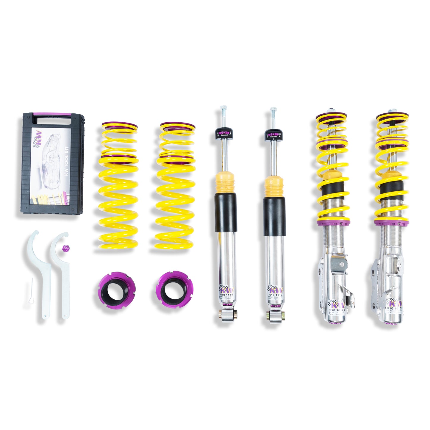 KW Suspensions 35261027 KW V3 Coilover Kit - Chevrolet Camaro (6th Gen.) without electronic dampers