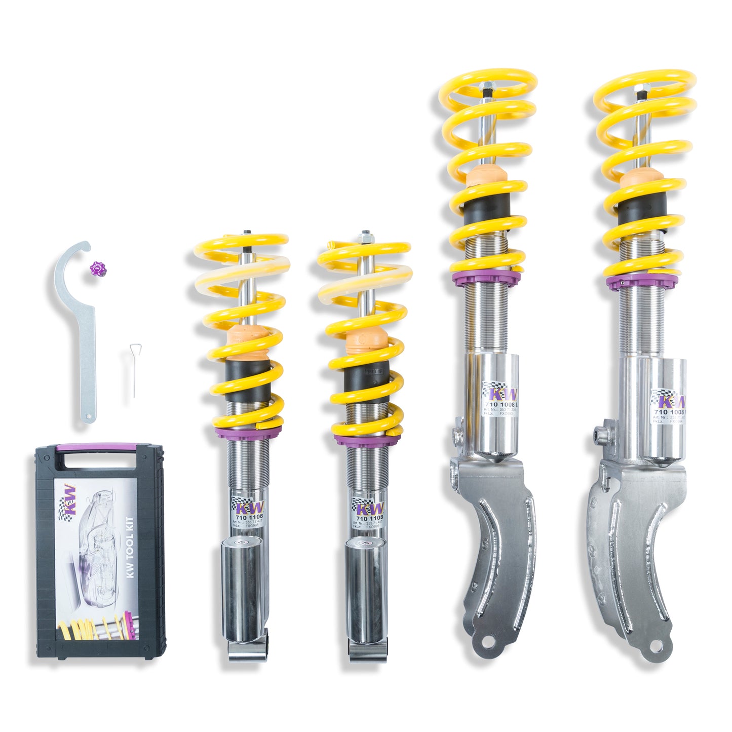 KW Suspensions 35271014 KW V3 Coilover Kit - Porsche Cayenne (9PA) incl. Cayenne S without PASM; Audi Q7 (4L); All Models All Engines