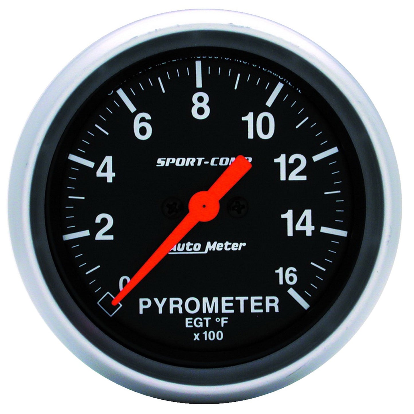 AutoMeter 2-5/8 in. PYROMETER 0-1600 Fahrenheit SPORT-COMP 3544