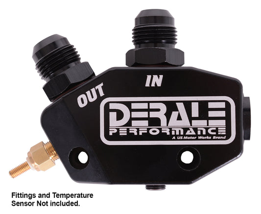 Derale Thermostatically Controlled LS Engine Oil Cooler Bypass Adapter Kit 35621