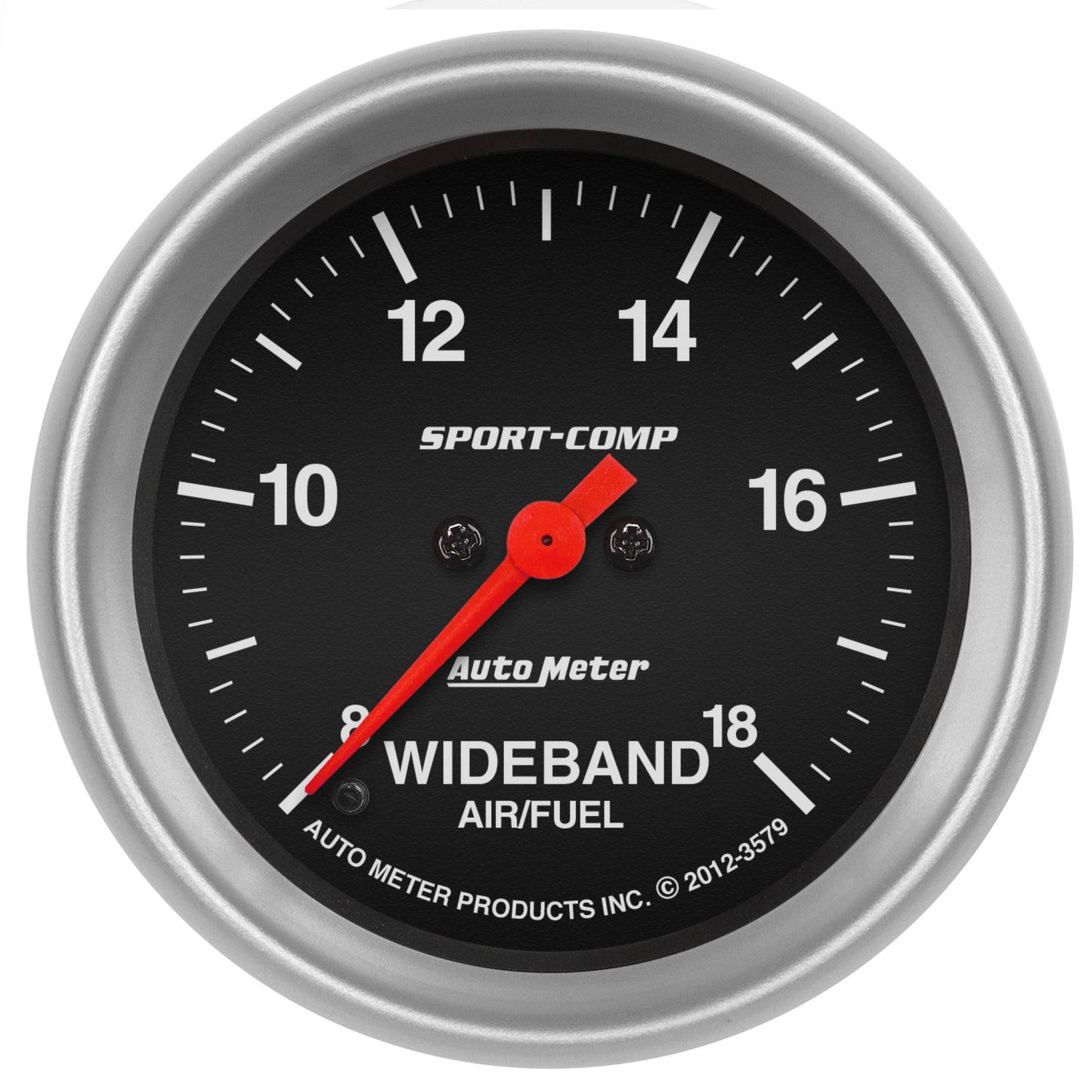 AutoMeter 2-5/8 in. WIDEBAND AIR/FUEL RATIO ANALOG 8:1-18:1 AFR SPORT-COMP 3579