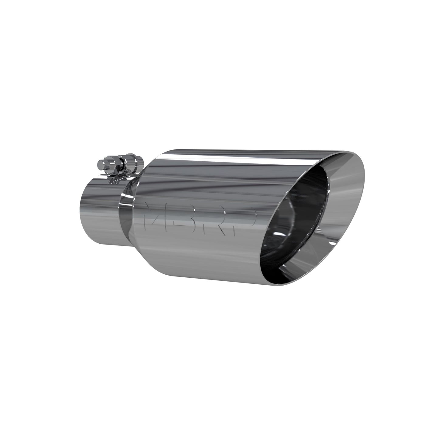 MBRP Exhaust Tip; 4 1/2in. O.D.; DW Angle Rolled End; 2 1/2in. inlet 11in. in length; T304 T5161