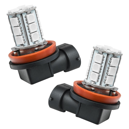 Oracle Lighting 3602-005 - ORACLE H11 18 LED Bulbs (Pair) - Amber